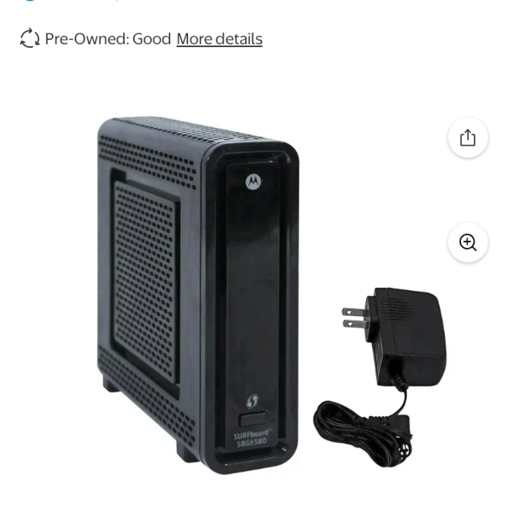 Motorola Black SURFboard Modem